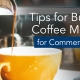 Tips for Buying a Coffee Machine for Commercial Use