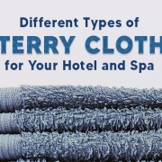 Different Types of Terry Cloth for Hotel and Spa